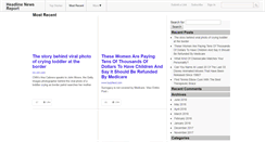 Desktop Screenshot of headlinenewsreport.org